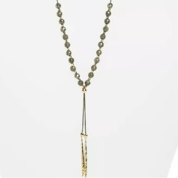 🆕 Gorjana Power Gemstone Pyrite Beaded Necklace - Picture 9 of 10